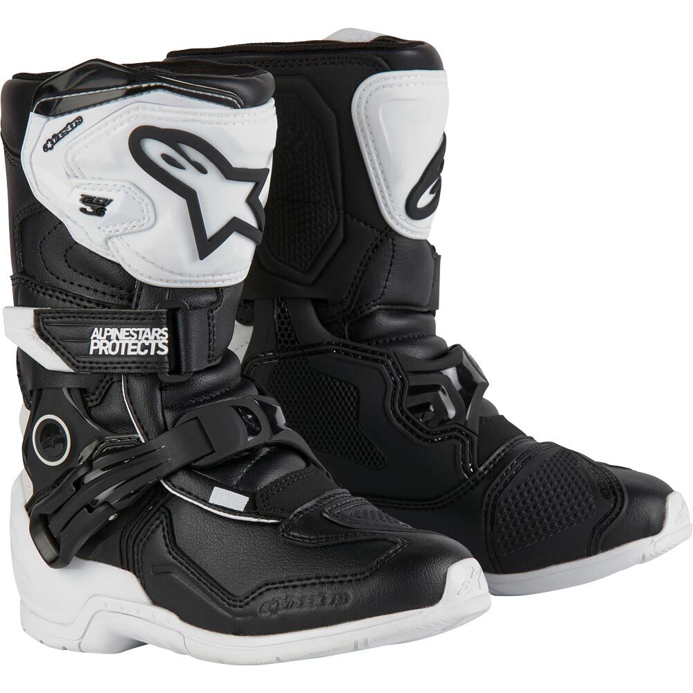 Alpinestars 2026 Tech 3S White/Black Peewee Boots | Buy Online