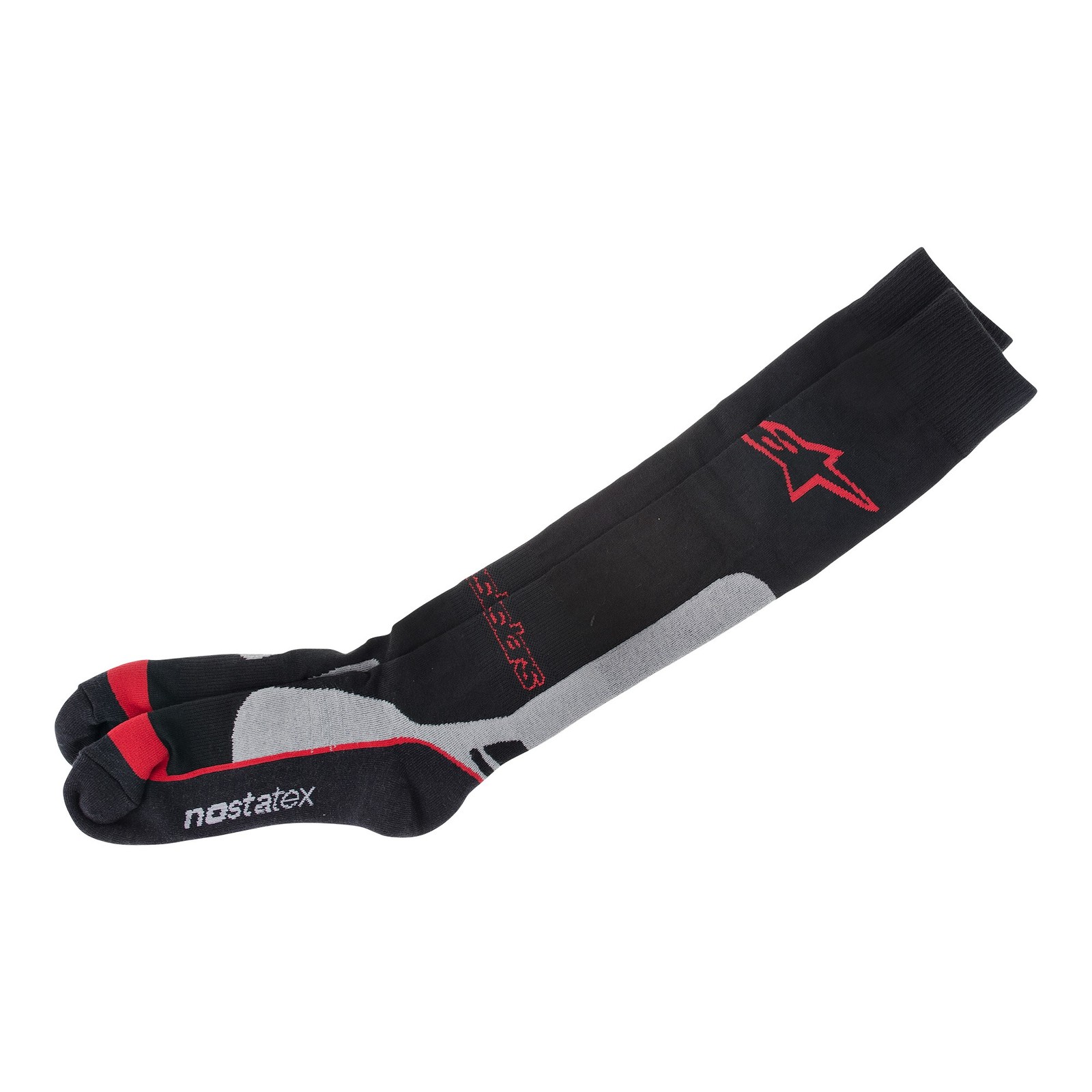 Alpinestars Pro Coolmax Black/Grey/Red Socks at MXstore