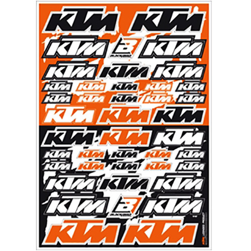 Blackbird Racing KTM Sticker Sheet at MXstore