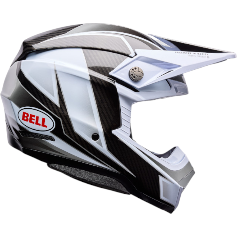 Bell 2026 Moto-10 Spherical Grid White/Black/Grey Helmet at MXstore