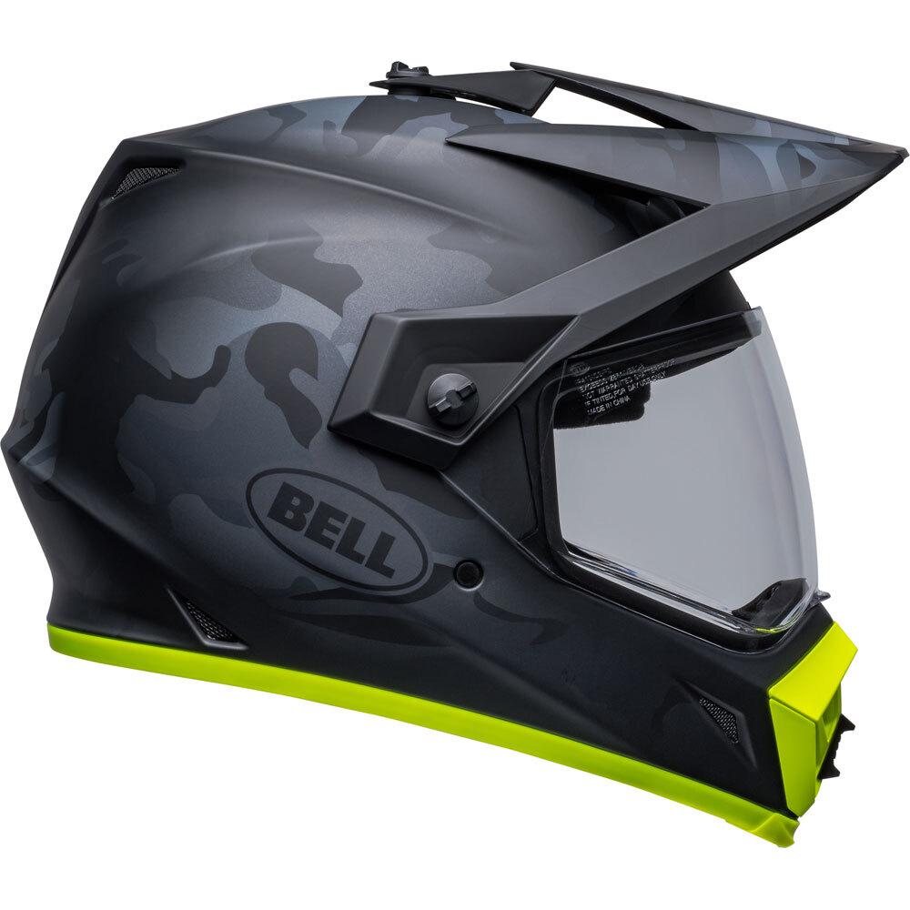 Bell 2024 MX 9 Adventure MIPS Stealth Camo Hi Viz Helmet at MXstore