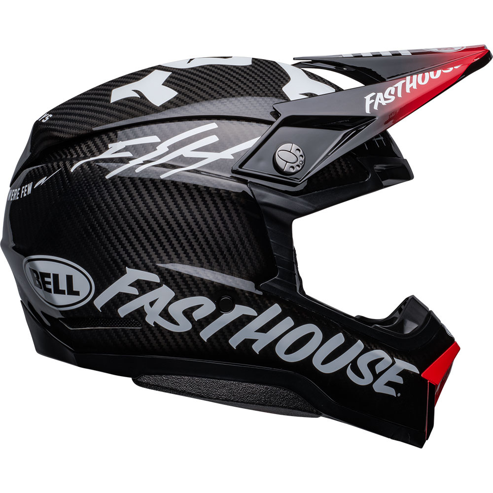 Bell 2024 Moto 10 Fasthouse Privateer Black Red Helmet at MXstore