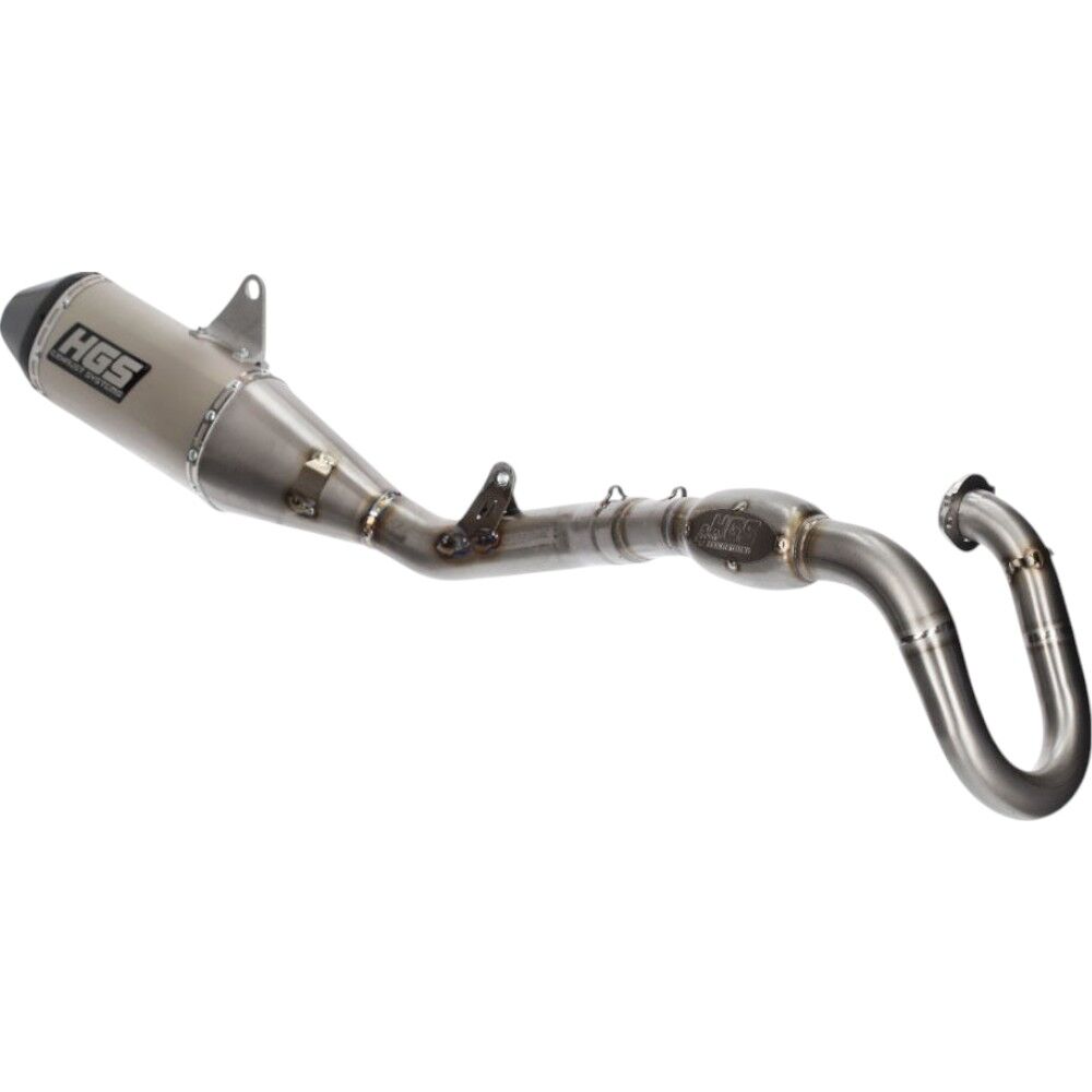 HGS コンプリートエキゾーストシステム　CRF250R/RX用 HGS Honda CRF250R 2025 Titanium Carbon Full Exhaust System | Buy