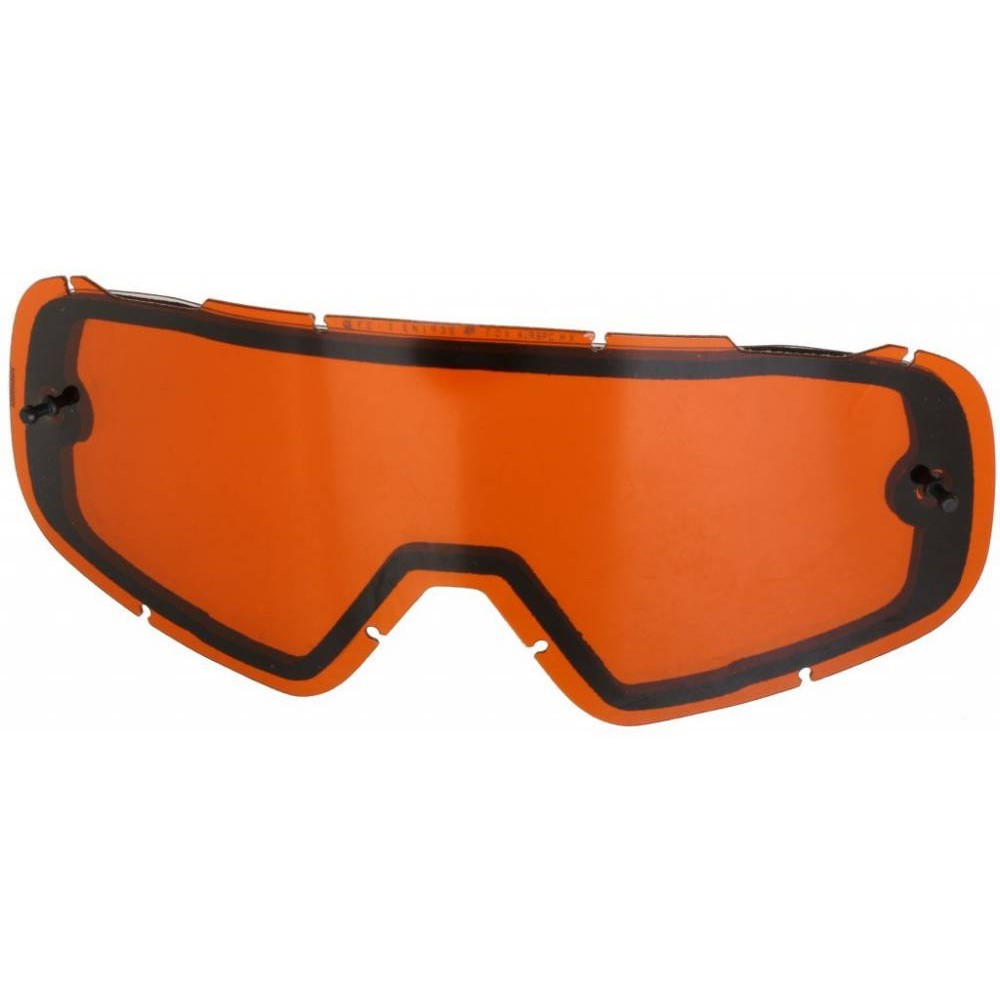 Fox Mx Gear AIRSPC Dual Pane Orange Replacement Motocross Dirt Bike