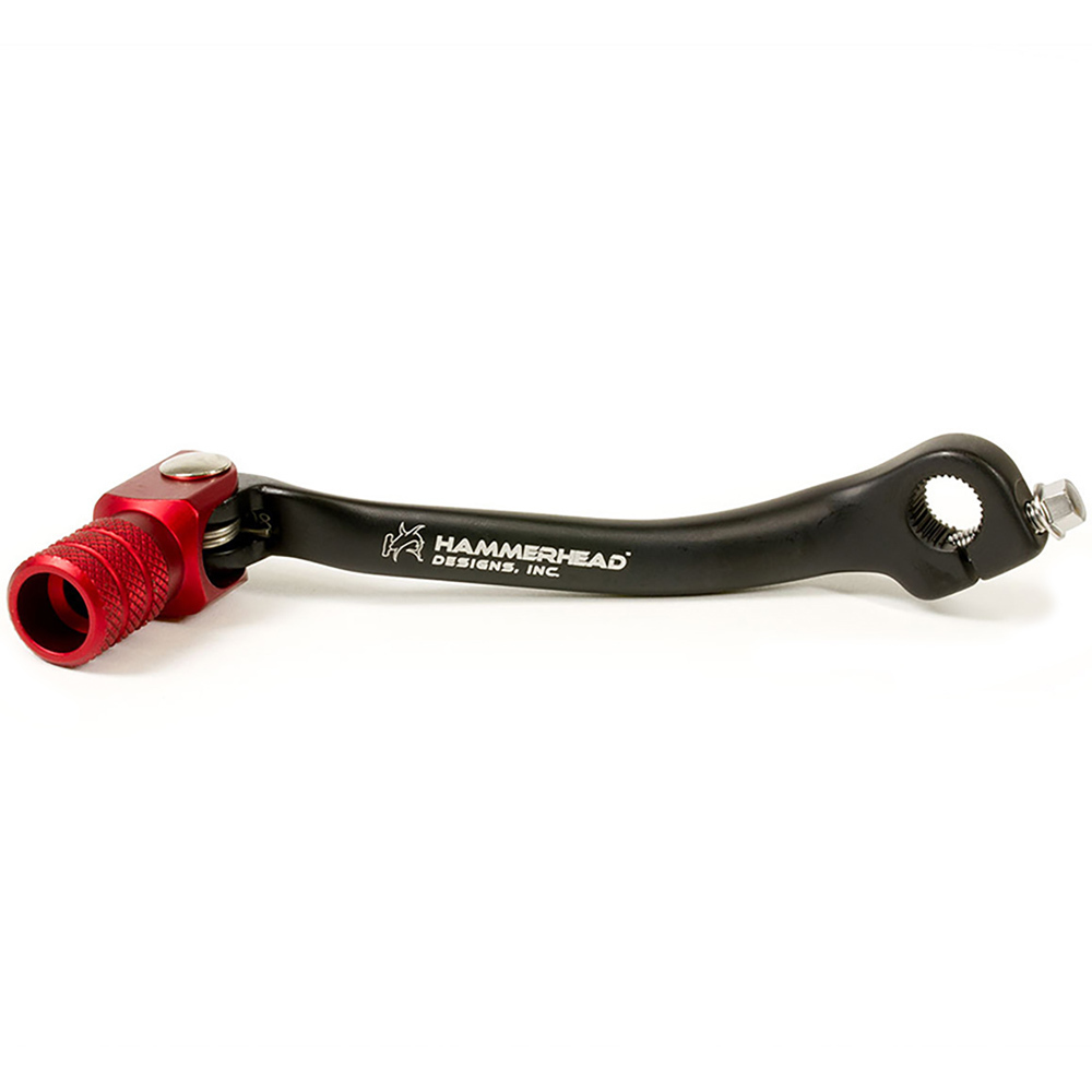 Hammerhead Forged Shift Lever Red/Black for Honda 02-08 CRF450R 