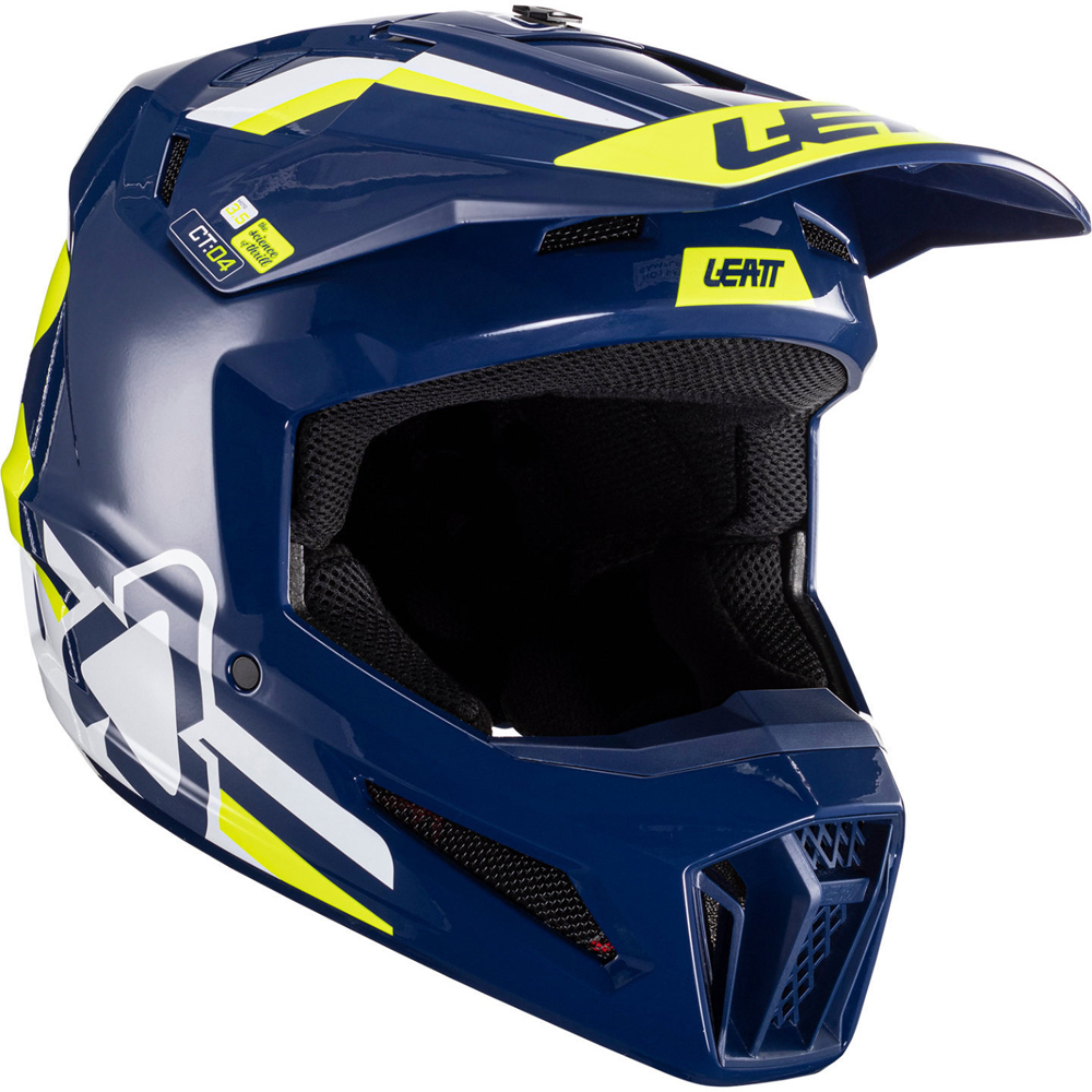 Leatt 2024 3.5 Blue Kids Helmet at MXstore