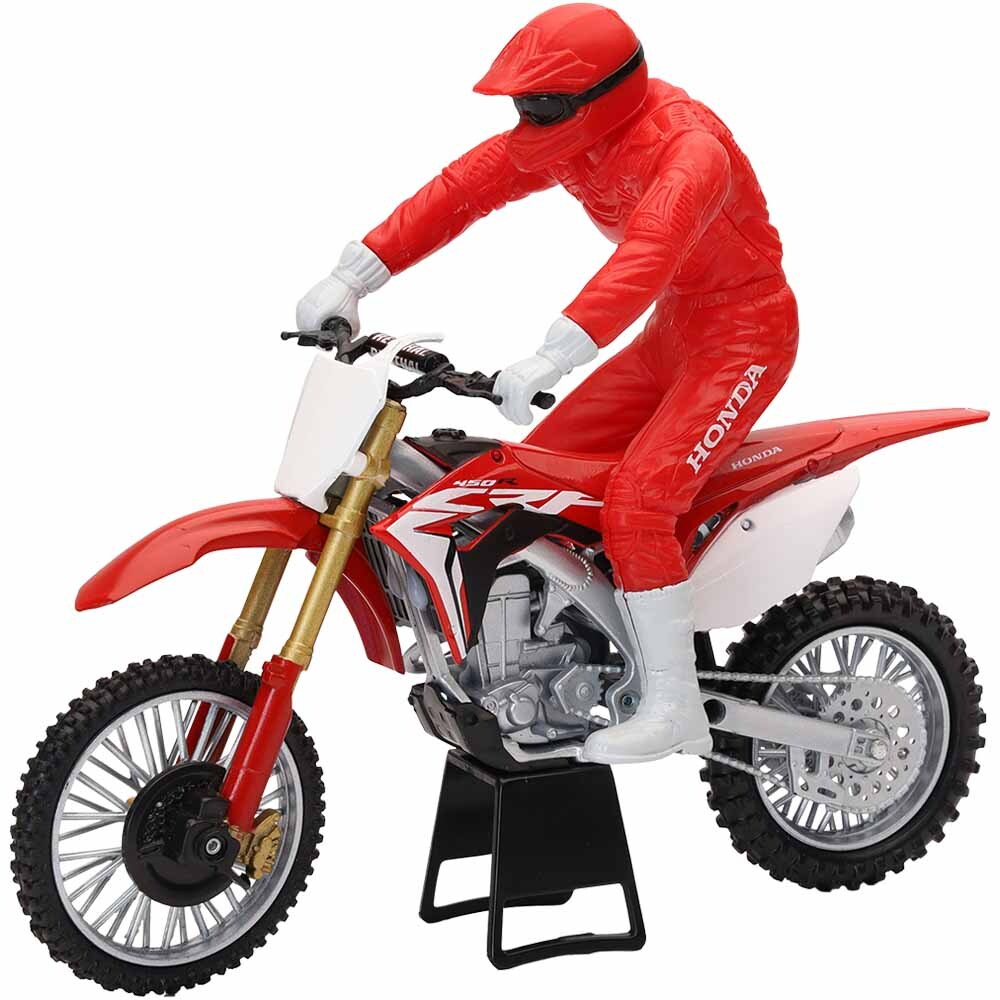 Off-road Bike Model New Ray Honda CRF450R Dirt Bike Toy - 1:6