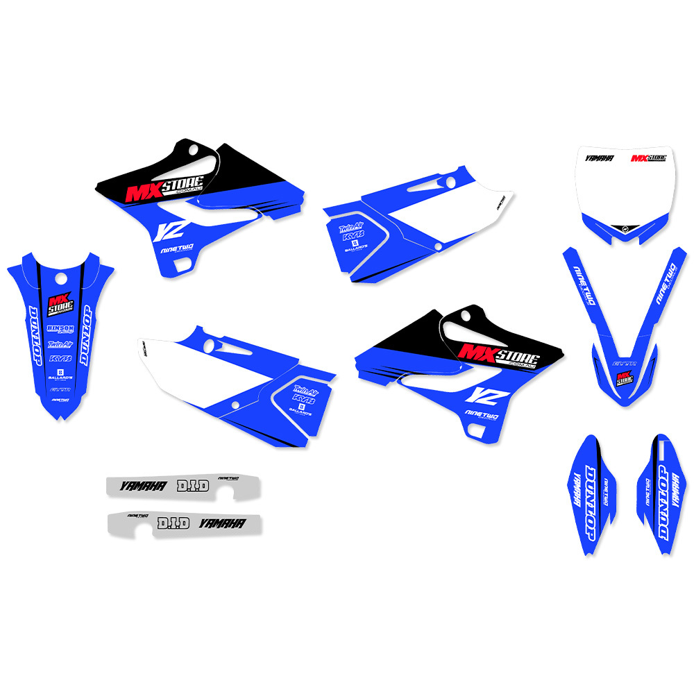 Racetech Yamaha YZ 125/250 02-14 White RESTYLE 15-20 Plastics Kit at MXstore
