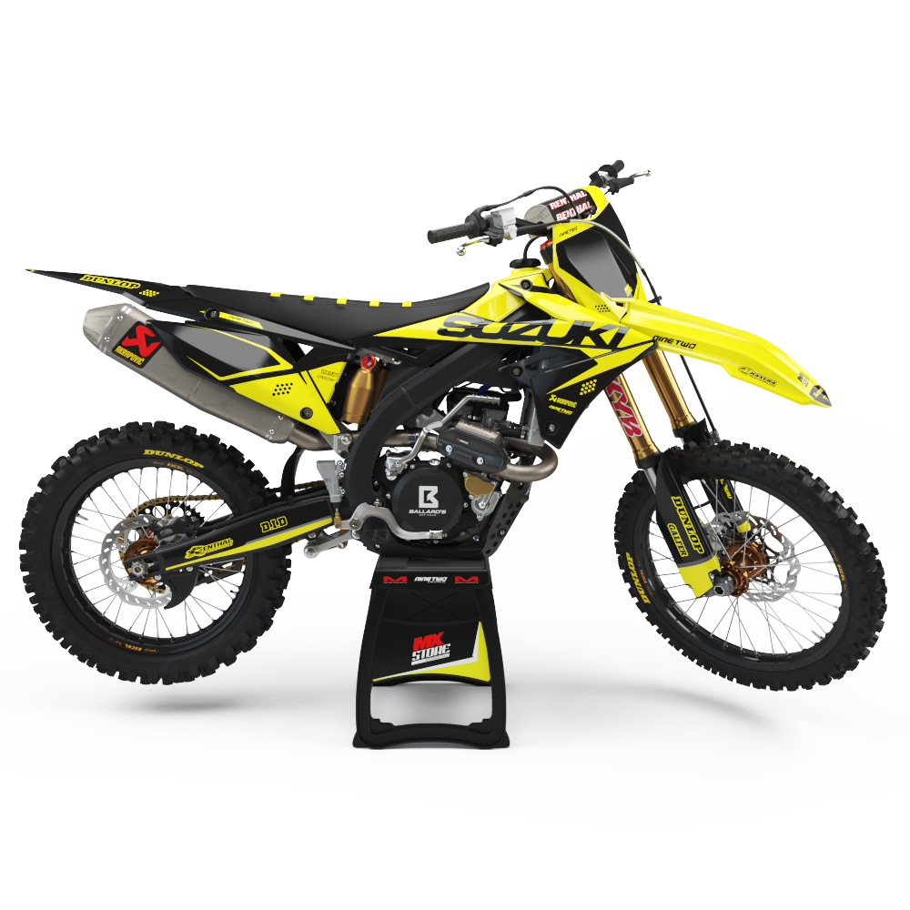 Ninetwo Decals Suzuki DRZ400 00-24 Yellow Black w/ Black BGS