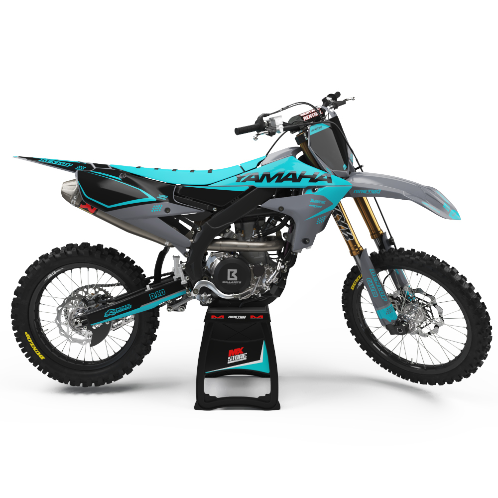 Ninetwo Decals Yamaha YZ250F 14-18 450F 14-17 Teal w/ Black BGS