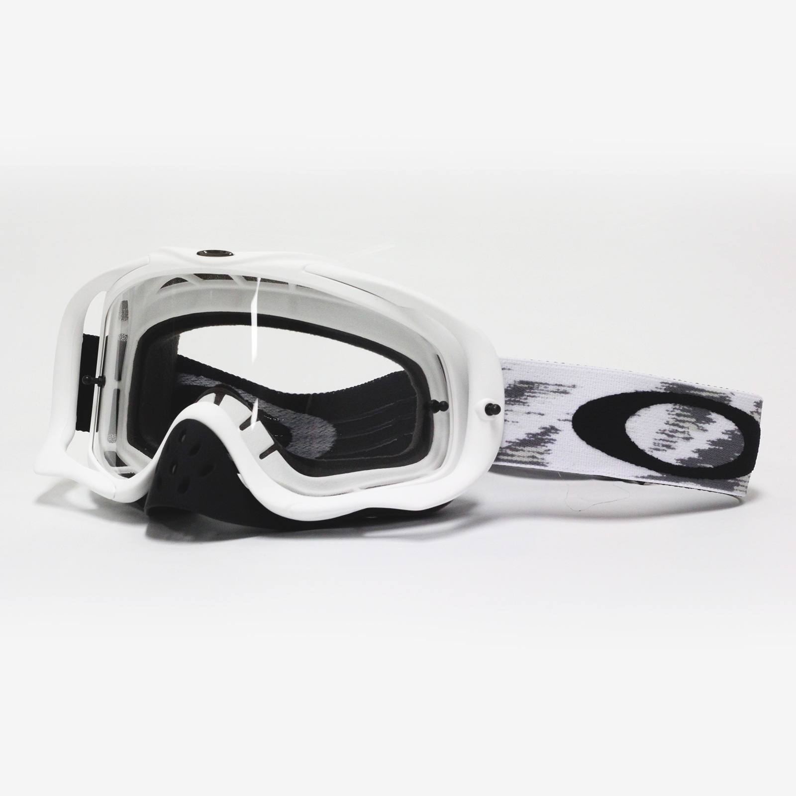 Oakley Crowbar Matte White Speed Goggles at MXstore