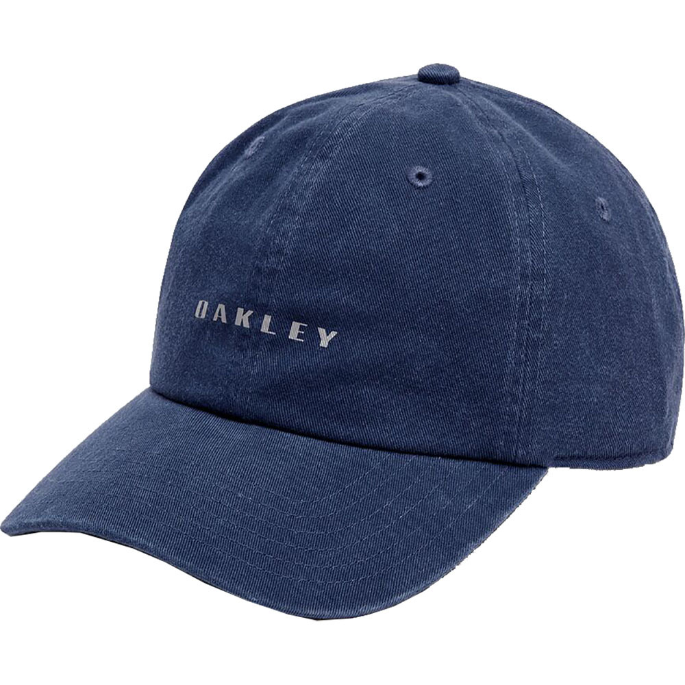 Oakley 6 Panel Reflective Black Hat at 