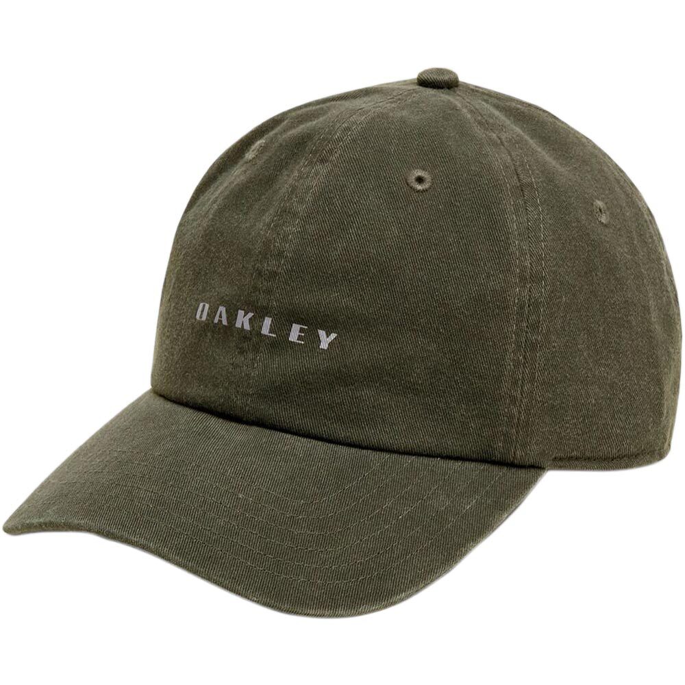 Oakley 6 Panel Reflective Olive Hat at 