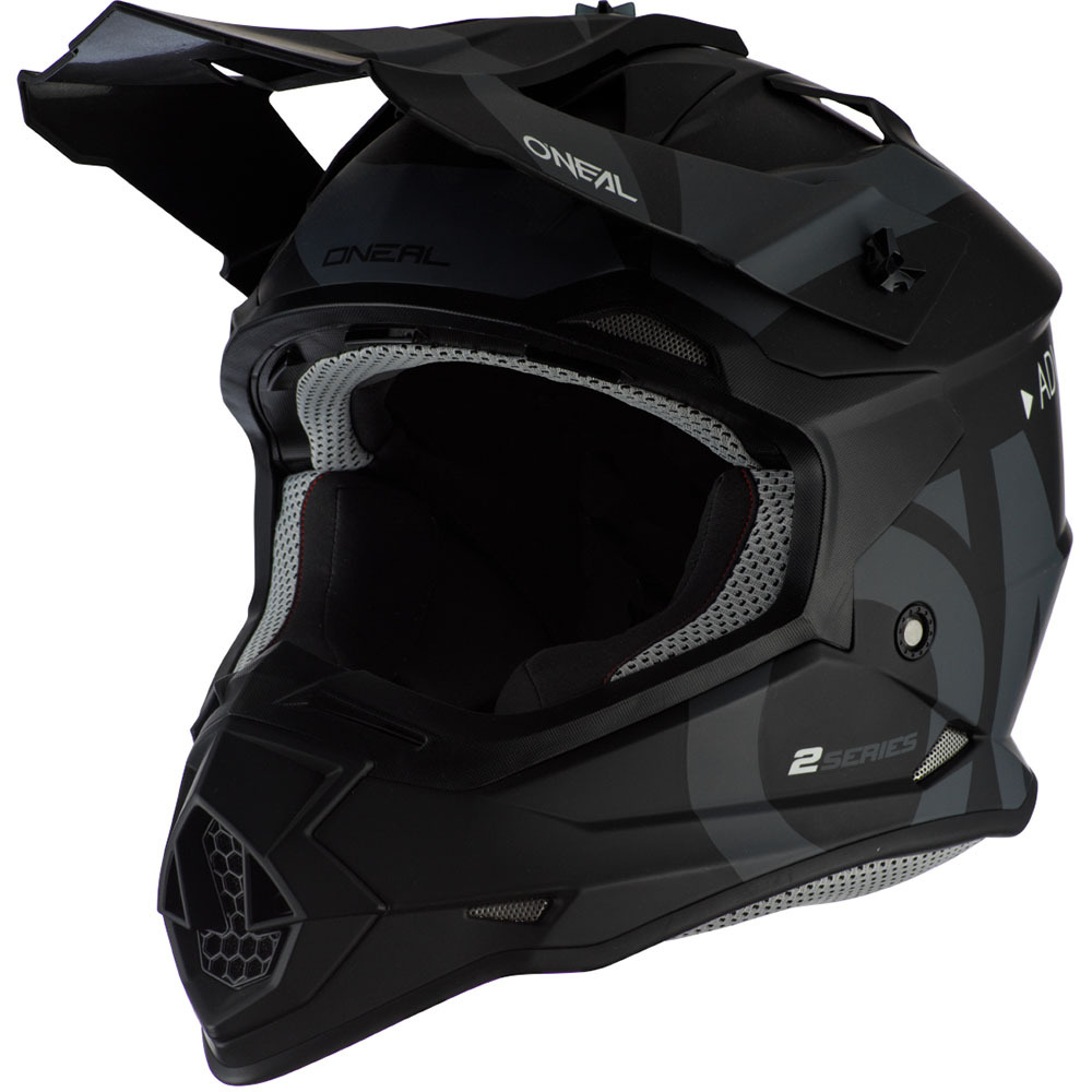 Oneal 2020 2 Series Slick Black/Grey Helmet at MXstore