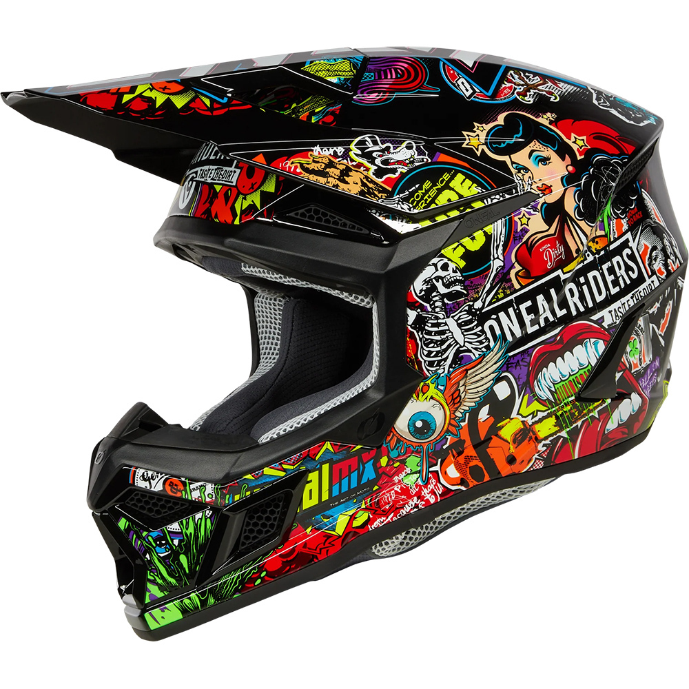 Oneal 2025 3 Series Crank Multi Kids Helmet at MXstore