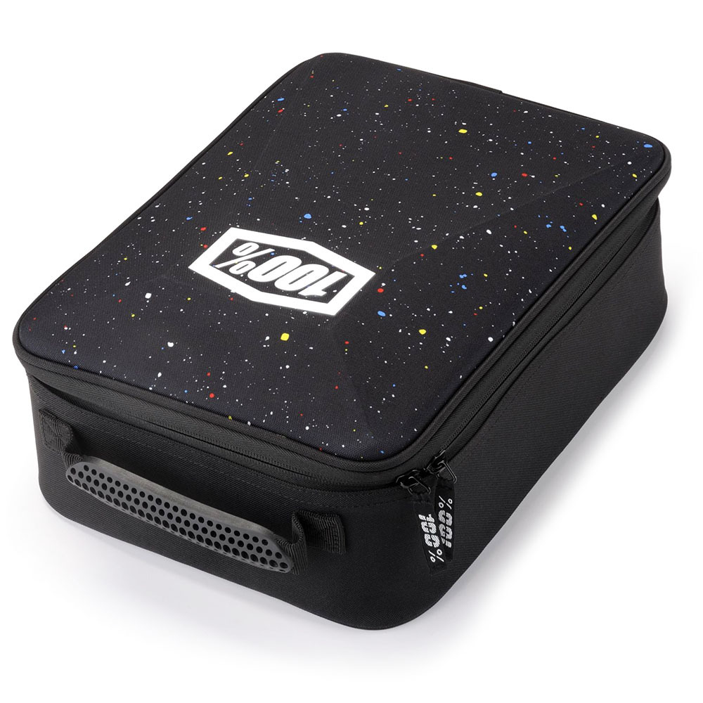 NEW 100 Percent MX Speckles Black Goggles Bag Box Motocross 100 Goggle Case 841269102919 eBay