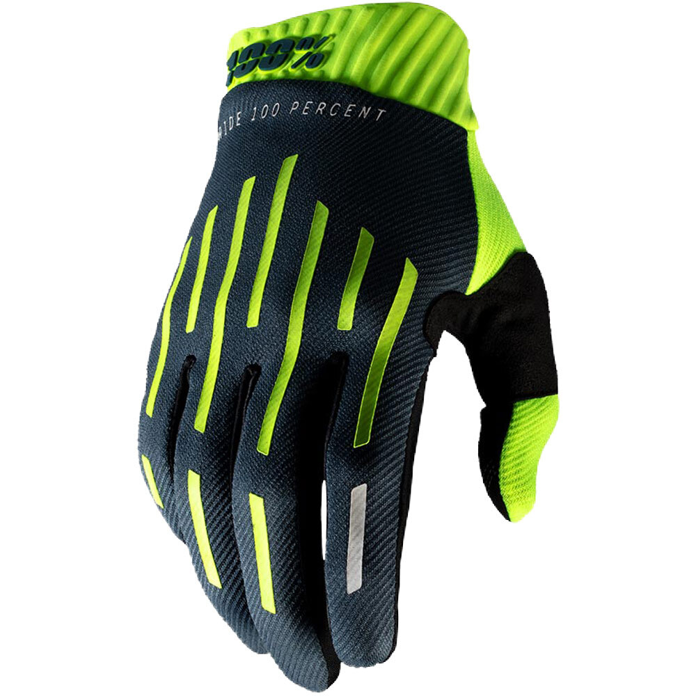 Details about   2018 100% ITRACK MOTOCROSS MX BIKE GLOVES YELLOW mtb 