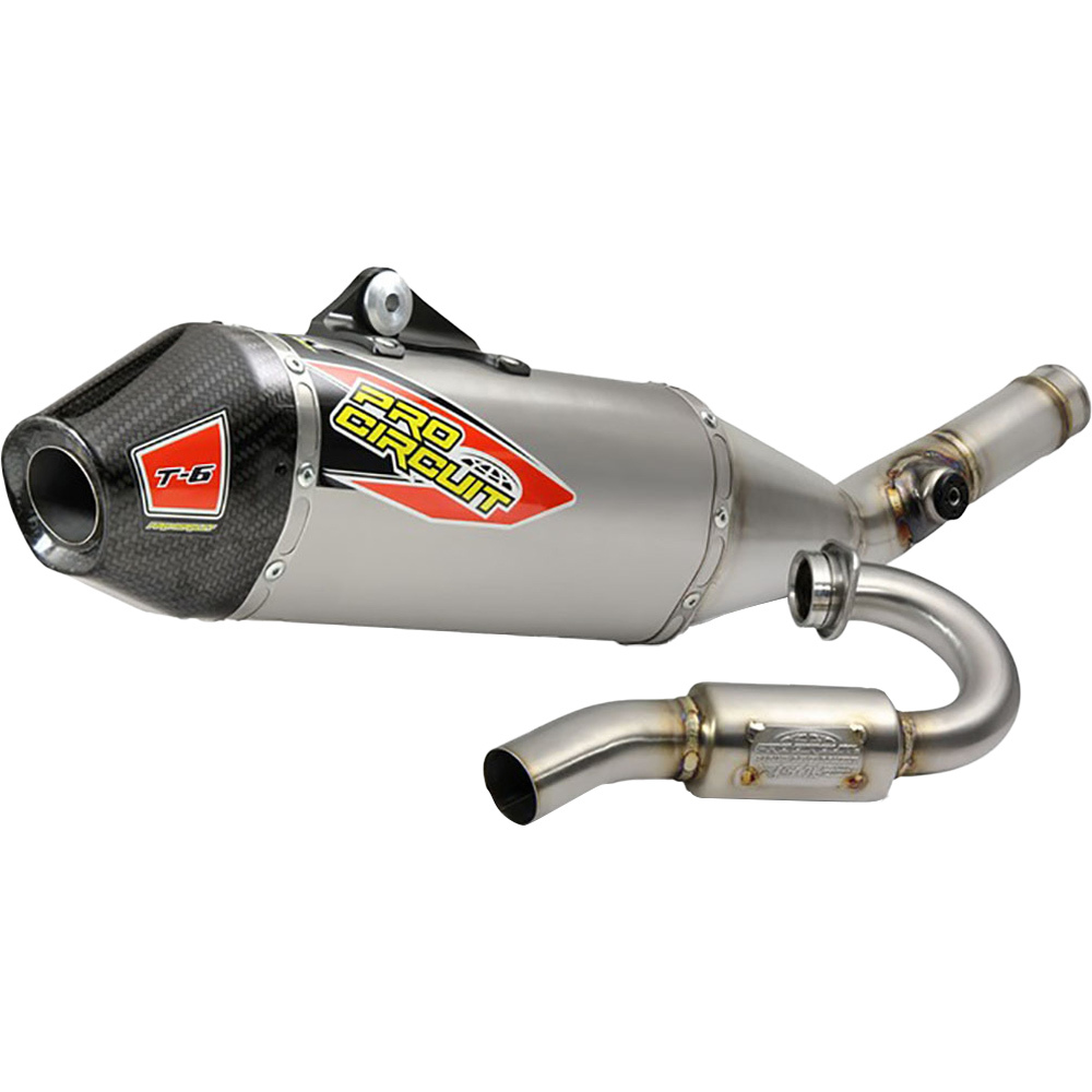 Pro Circuit Kawasaki KX250F/X 21-24 T6 Pro Exhaust System Titanium