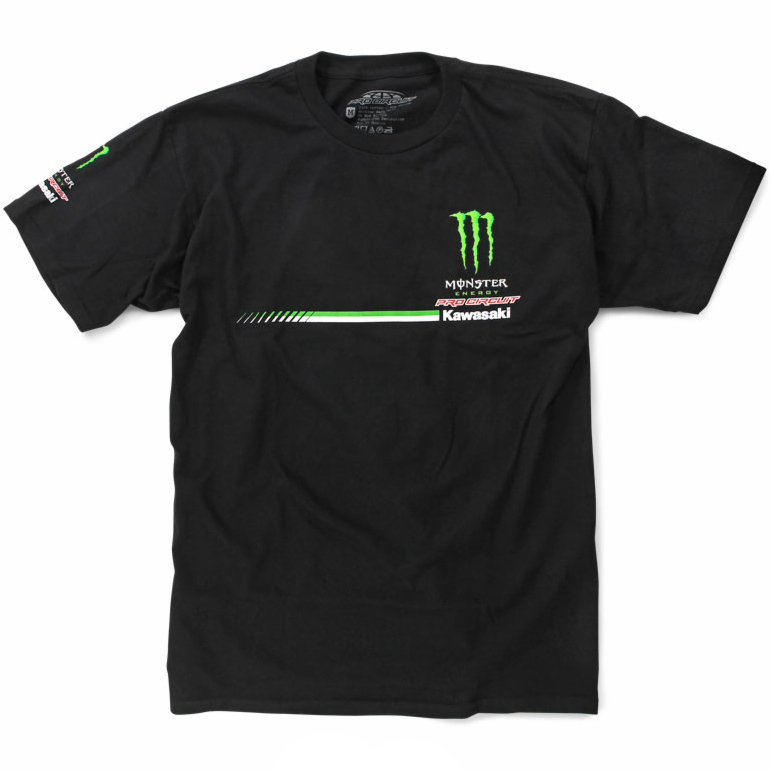 NEW Pro Circuit Monster Energy Official Team Logo T-Shirt Mens Black ...