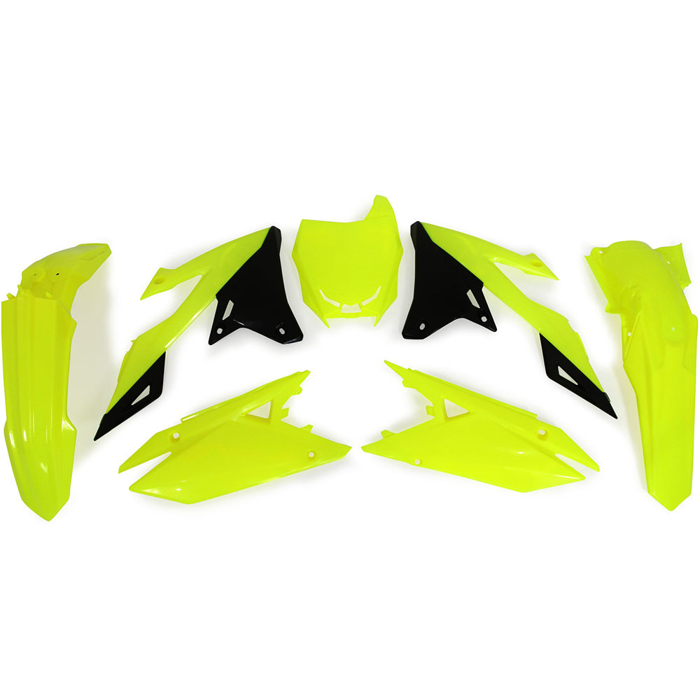 Racetech Suzuki RMZ450 18-25 RMZ250 19-25 Neon Yellow Plastic Kit