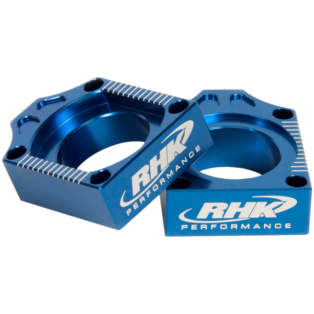 RHK Yamaha YZF/WRF 250450 Blue Axle Blocks at MXstore