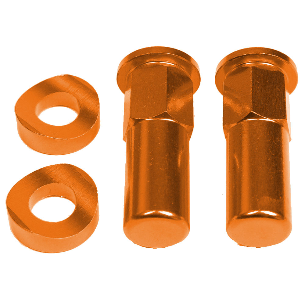 RHK Orange Rim Lock Nuts at MXstore