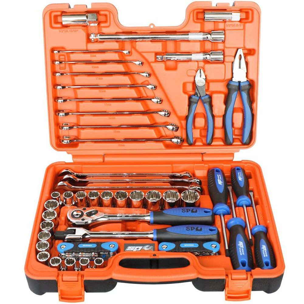 SP Tools X-Case Metric/Sae Tool Kit - 60 Piece