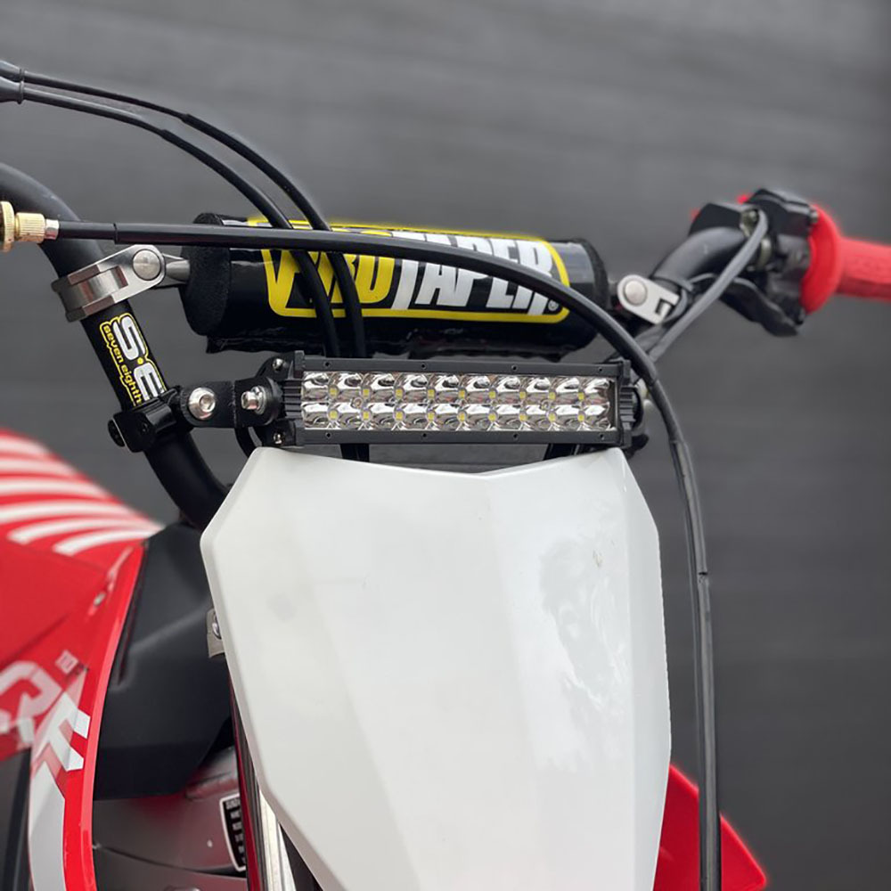 Dirt bike light on sale bar