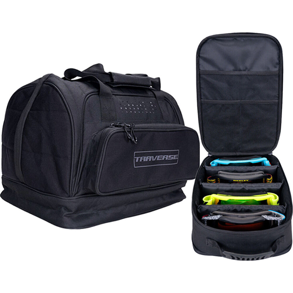 Fox Racing MX Goggle Case – Durable Black Goggle Storage For Motocross & Mountain Biking