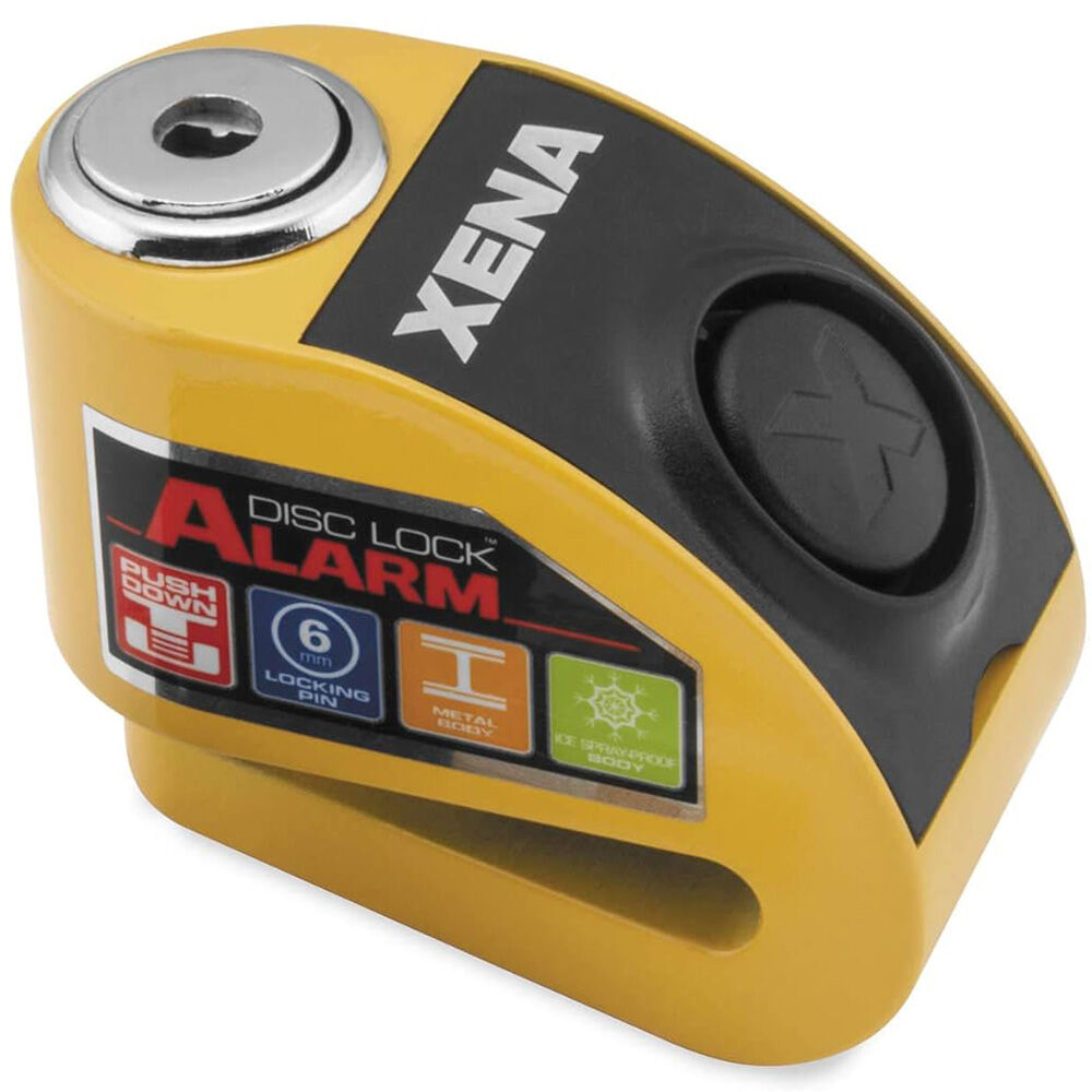 Xena XZZ6L Disc Lock with Alarm Yellow at MXstore