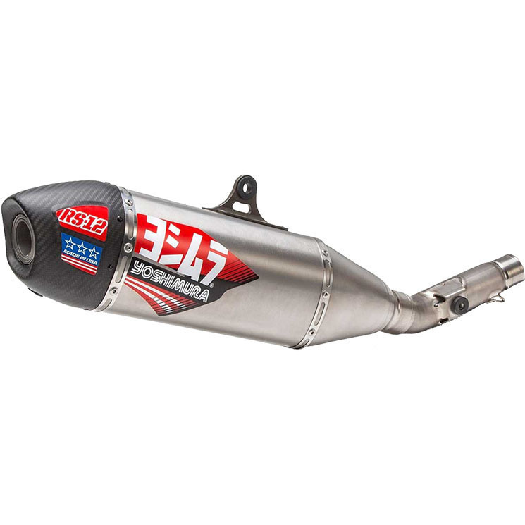 Yoshimura Honda CRF450R 21-24 RS-12 Stainless Slip-on Muffler with