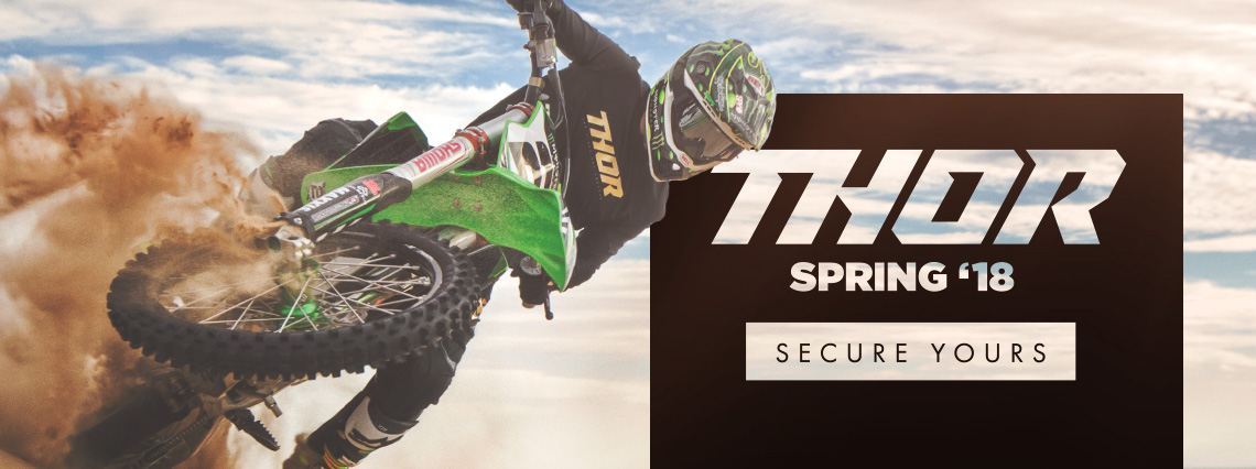Thor Spring 2018 MX Motocross Gear Release Jeremy McGrath