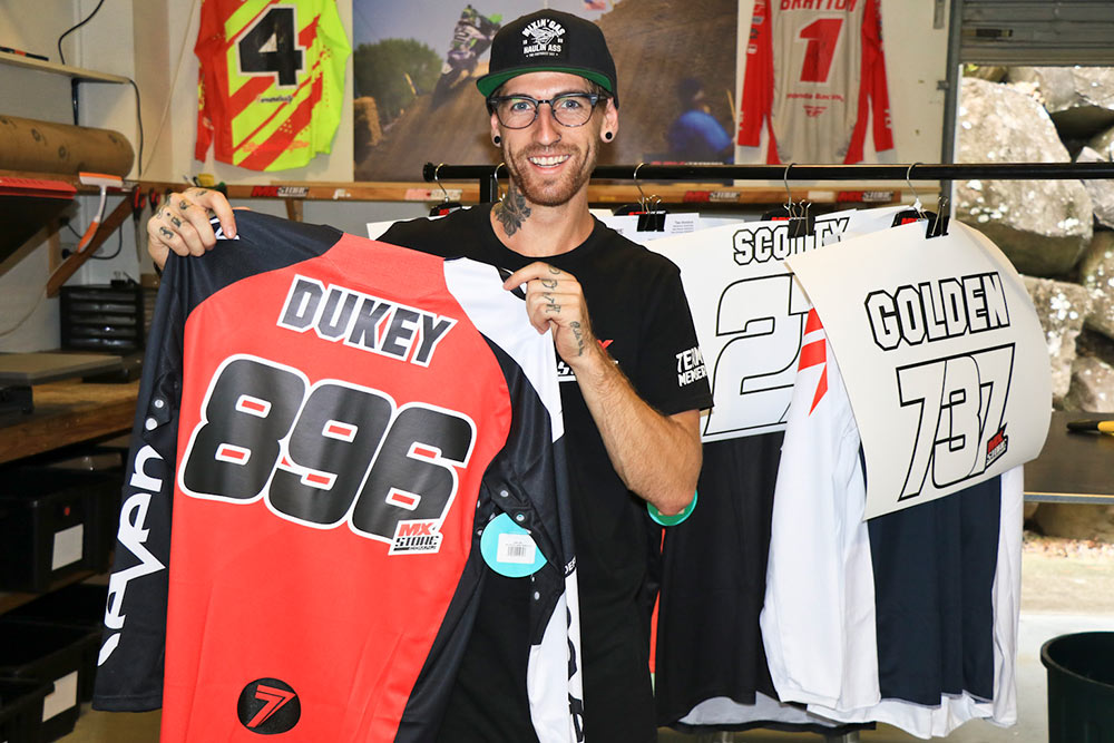 personalised motocross jersey