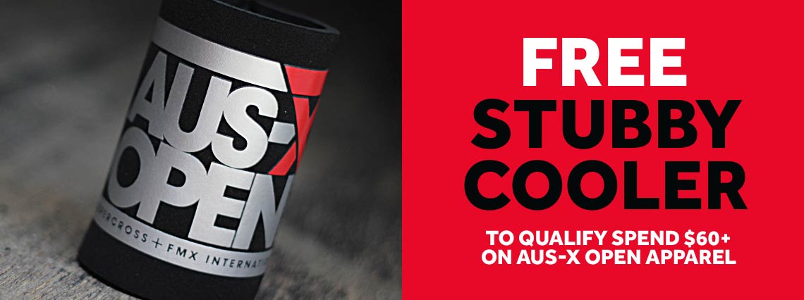 Buy the official merch for a free stubby cooler