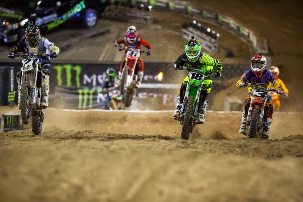 Millsaps leading moto three