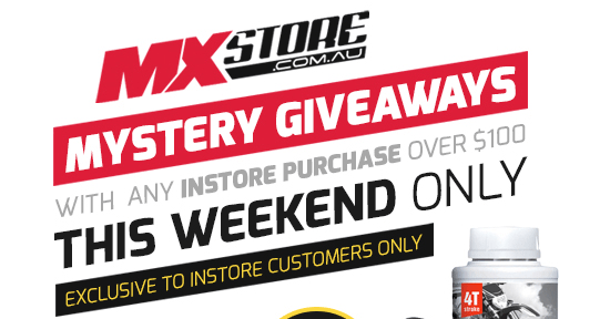 Mystery Instore giveaways this weekend