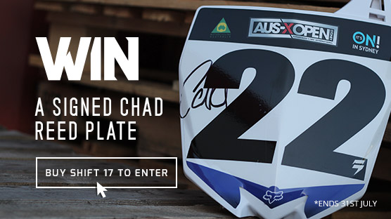 Win Chad Reed signed plate