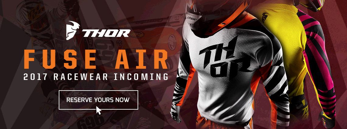 Thor 2017 Fuse Air gearsets available now