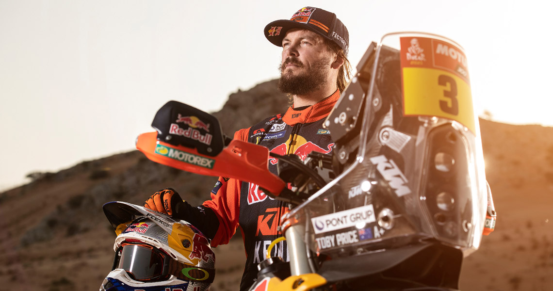 Toby Price Dakar 2022 Red Bull