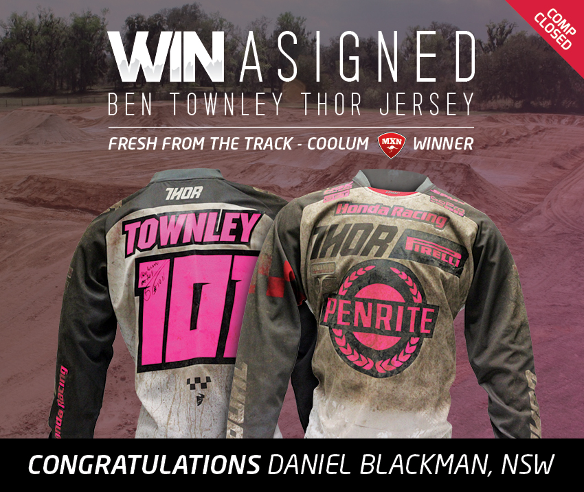 Win a Signed Ben Townley 2016 Thor Jersey