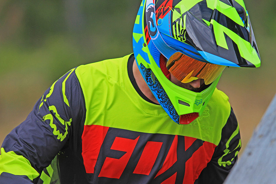 Pete Anderson Fox 2016 V3 Divizion Helmet