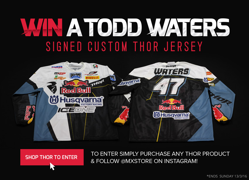 Win a todd waters signed jersey
