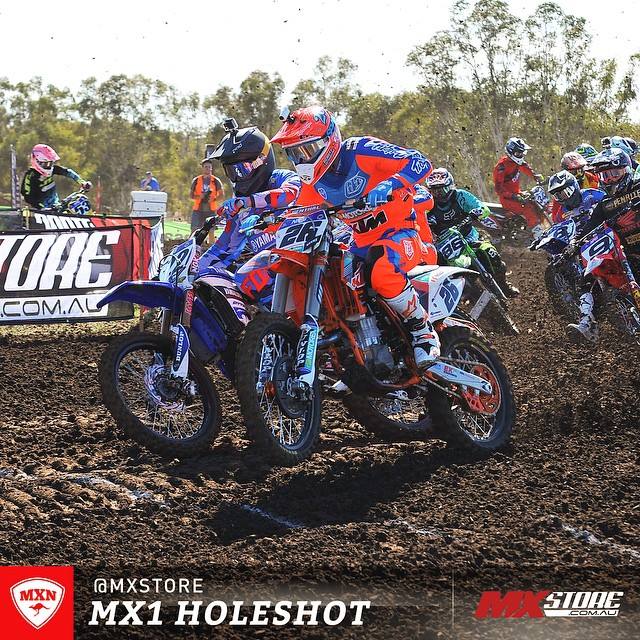 MX1 MXstore holeshot winner Luke Styke!