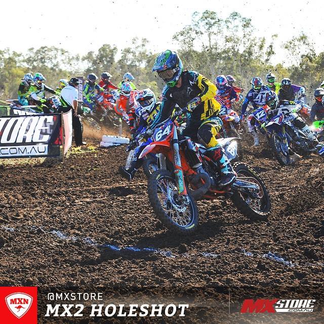 MX2 MXstore holeshot winner Dylan Wills!