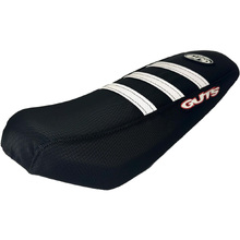 Guts Racing Surron Lightbee 18-24 Gripper Ribbed White/Black/Black Seat Cover