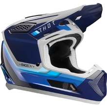 Thor 2027 Fleet Defy Blue/Grey Helmet