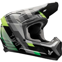Thor 2027 Fleet Camber Black/Green Kids Helmet