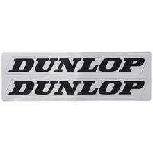 Factory Effex Universal Dunlop White/Blk Swingarm Decals