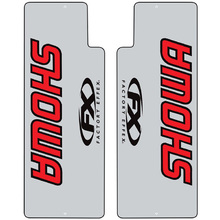 Factory Effex SHOWA Red/Black Fork Decals