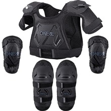 Oneal Kids PeeWee Black Armour Bundle
